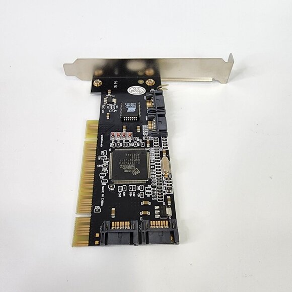 Silicon Image Si-I3114CTU Q4M399.1-1 1126 AD03AX2 4-Port PCI Card SATA3114-A01 - Picture 3 of 6